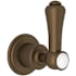 Perrin and Rowe Georgian Era Single Handle 3 Function Diverter / Volume Control Valve Trim - Less Valve English Bronze