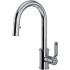 Perrin and Rowe Armstrong 1.8 GPM Single Hole Pull Down Bar Faucet Polished Chrome
