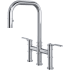 Perrin and Rowe Armstrong 1.8 GPM Widespread Bridge Pull Down Kitchen Faucet Polished Chrome