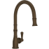 Perrin and Rowe Georgian Era 1.75 GPM Touchless Single Hole Pull Down Kitchen Faucet English Bronze