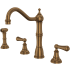 Perrin and Rowe Edwardian 1.8 GPM Widespread Kitchen Faucet - Includes Side Spray English Bronze