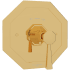 Perrin and Rowe Deco Thermostatic Valve Trim Only with Single Lever Handle - Less Rough In English Gold