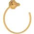 Perrin and Rowe Deco 7" Wall Mounted Towel Ring English Gold