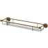 Perrin and Rowe Edwardian 22" Brass Bathroom Shelf English Bronze