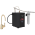 Perrin and Rowe Holborn 0.5 GPM Hot Water Dispenser with Hot Water Filter Tank English Gold