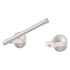 Pfister Pfirst Modern Wall Mounted Pivoting Toilet Paper Holder Brushed Nickel