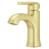 Pfister Vaneri 1.2 GPM Single Hole Bathroom Faucet with Pop-Up Drain Assembly Brushed Gold