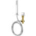 Pfister Verve 1.8 GPM Single Function Roman Hand Shower with Hose and Diverter Handle - Less Valve Polished Chrome