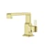Pfister Verve 1.2 GPM Single Hole Bathroom Faucet with Pop-Up Drain Assembly and Push & Seal, UltraSeal, and Pfast Connect Technologies - Less Handle Brushed Gold