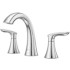 Pfister Weller 1.2 GPM Widespread Bathroom Faucet with Push & Seal Drain Assembly Polished Chrome
