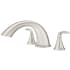 Pfister Winfield Deck Mounted Roman Tub Filler Brushed Nickel