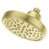 Pfister Transitional Round 1.75 GPM Multi Function Shower Head Brushed Gold