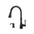 Pfister Wheaton 1.8 GPM Single Hole High Arc Kitchen Faucet - Includes Soap Dispenser and Escutcheon Tuscan Bronze