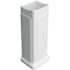 PROFLO Bathroom Sink Pedestal Only for PF1410 White