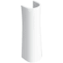 PROFLO Bathroom Sink Pedestal Only for PF4001, PF4004, and PF4008 White