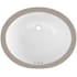 PROFLO Comstock 17" Oval Vitreous China Undermount Bathroom Sink with Overflow White