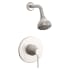 PROFLO Spiers Shower Only Trim Package with 1.8 GPM Multi Function Shower Head Brushed Nickel