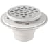PROFLO 2" or 3" PVC Tile Shower Drain with Stainless Steel Strainer Stainless Steel