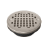PROFLO 3"or 4" ABS Shower Drain with 5" Nickel Strainer Nickel