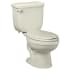 PROFLO 1400 Series 1.28 GPF Two-Piece Elongated Toilet with Left Hand Trip Lever and 10" Rough In Biscuit