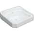 PROFLO 20-5/8" Rectangular Vitreous China Wall Mounted Bathroom Sink with Overflow and 1 Faucet Hole at 0" Centers White