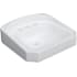 PROFLO 20-5/8" Rectangular Vitreous China Wall Mounted Bathroom Sink with Overflow and 3 Faucet Holes at 4" Centers White