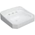 PROFLO 20-5/8" Rectangular Vitreous China Wall Mounted Bathroom Sink with Overflow and 3 Faucet Holes at 8" Centers White