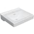 PROFLO 20" Rectangular Vitreous China Wall Mounted Bathroom Sink with Overflow and 1 Faucet Hole at 0" Centers White