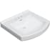 PROFLO Otter Creek 20" Rectangular Vitreous China Pedestal Bathroom Sink with Overflow and 3 Faucet Holes at 4" Centers White