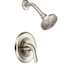 PROFLO Alvord Shower Only Trim Package with 1.75 GPM Single Function Shower Head Brushed Nickel