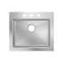 PROFLO Sault 25" ADA Compliant Drop In Single Basin Stainless Steel Kitchen Sink Stainless Steel
