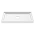 PROFLO Hammond 41-7/8" x 33-7/8" Rectangular Shower Base with Single Threshold and Center Drain White