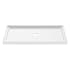 PROFLO Hammond 59-7/8" x 41-7/8" Rectangular Shower Base with Single Threshold and Center Drain White