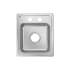 PROFLO Bealeton 15" ADA Compliant Drop In Single Basin Stainless Steel Kitchen Sink Stainless Steel