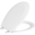 PROFLO Round Closed-Front Toilet Seat and Lid White
