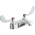 PROFLO 4" Centerset Two Handle Deck Mount Bathroom Sink Faucet - 1.5 GPM Chrome