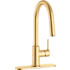 PROFLO Loftus 1.5 GPM Single Hole Kitchen Faucet - Includes Escutcheon Brushed Gold