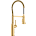 PROFLO Basque 1.5 GPM Single Hole Pre-Rinse Kitchen Faucet - Includes Escutcheon Brushed Gold
