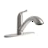 PROFLO Poulsen 1.5 GPM Single Hole Kitchen Faucet Brushed Nickel