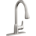 PROFLO Kirkham 1.5 GPM Single Hole Kitchen Faucet PVD Brushed Nickel