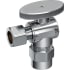 PROFLO 1/2" x 3/8" Quarter Turn Angle Valve Chrome