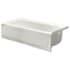 PROFLO Folsom 60" X 30" Enameled Steel Soaking Bathtub - Three Wall Alcove Installation (Right-Side Drain) Biscuit