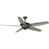 Progress Lighting Caleb 68" 5 Blade Indoor Ceiling Fan with Remote Control Antique Wood