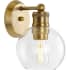 Progress Lighting Hansford Bathroom Sconce Vintage Brass