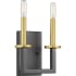 Progress Lighting Blakely 2 Light 9" Tall Wall Sconce Graphite