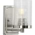 Progress Lighting Fawcett 8" Tall Bathroom Sconce Brushed Nickel