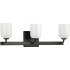 Progress Lighting Moore 3 Light 22" Wide Bathroom Vanity Light Black