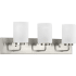 Progress Lighting Merry 3 Light 24" Wide Vanity Light Brushed Nickel