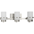 Progress Lighting Reiss 3 Light 6" Wide Vanity Light Brushed Nickel