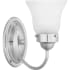 Progress Lighting Single Light 8" Tall Bathroom Sconce Polished Chrome